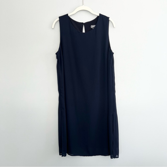 Trisisto Femme Chiffon Slit Shift Dress - Picture 1 of 7